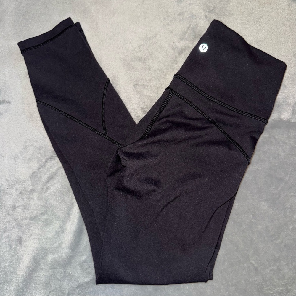 Lululemon Crop Capris Black Leggings Women’s Size 4